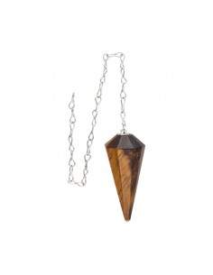 Tiger Eye Faceted Pendulum...