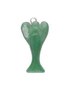 Pendentif ange en quartz vert