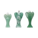 Green Quartz Angel Pendant