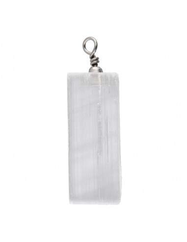 Colgante di Selenite Rettangolare