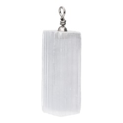Pendente di Selenite Rettangolare