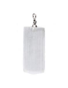 Rectangular Selenite Pendant 2