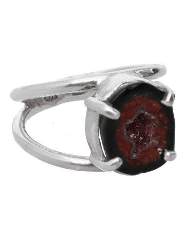 Anello di Geodo di Agata in Argento...