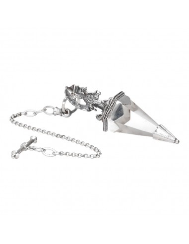 Pendule dragon de Gotland en argent 925