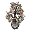 Arbre minéral avec base en améthyste (AR17)