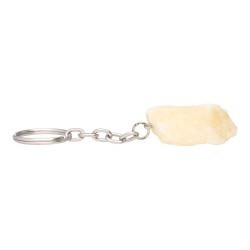 Portachiavi in Calcite Gialla Grezza