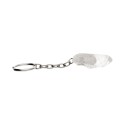 Quartz Key Ring with Rough Quartz Pointed Tip
