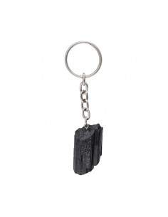 Porte-clés en tourmaline noire