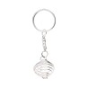 Porte-clés cage plaqué argent