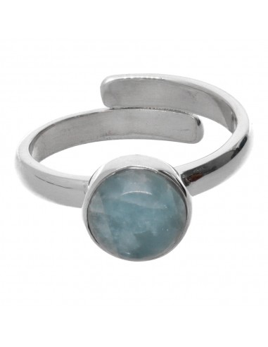 Anello cerchio di acquamarina...