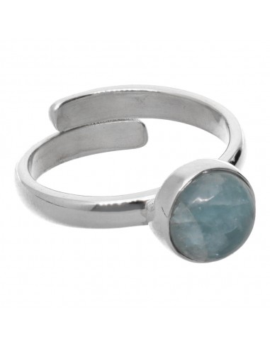 Anello cerchio di acquamarina...