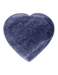 Coeur en quartz bleu