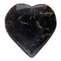 Corazón de Cuarzo Ahumado Oscuro