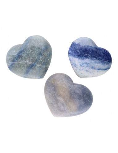 Cuori di quarzo blu