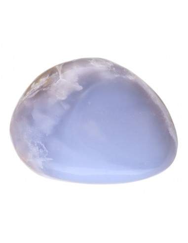 Pietre rotolate di calcedonia blu...
