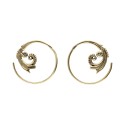Boucles d'oreilles en bronze -45-