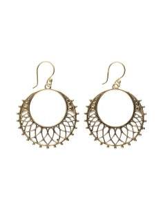 Large Bronze Earrings -73-