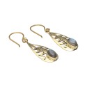 Orecchini in Bronzo con Labradorite -66-