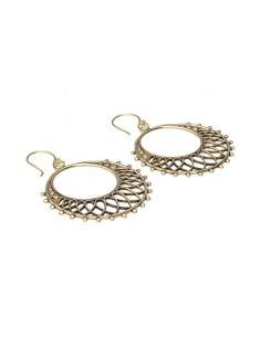 Large Bronze Earrings -73- 2