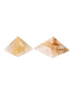 Pyramides de quartz hématoïde