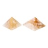 Hematoid Quartz Pyramids