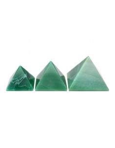 Pyramides de quartz vert 2
