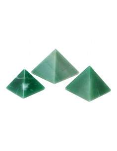 Pyramides de quartz vert