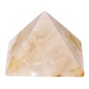 Pyramide de quartz hématoïde 4x4cm
