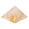 Pyramide de quartz hématoïde 4x4cm