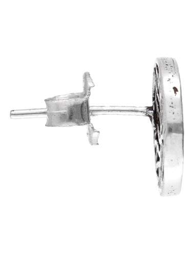 Pendientes Flor de Loto Baño de Plata...