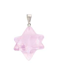 Pendentif Merkaba en quartz...