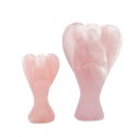 Anges sculptés en quartz rose | Vives de la Cortada