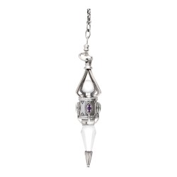 Pendolo Gotland con Minerali e Sfera in Argento Sterling 925