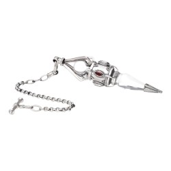 Pendolo Gotland con Minerali e Sfera in Argento Sterling 925