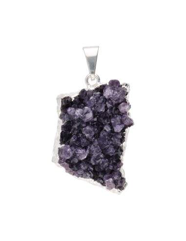 Ciondolo in drusa di ametista piccola...