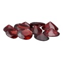 Cabochons de grenat à facettes Grands ovales (10 pcs)