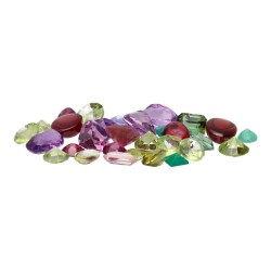 Cabochon Mix Minerali Faccettati (30pz)