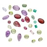Cabochons à facettes en minéraux mixtes (30 pièces)