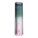Cabochão de turmalina tricolor facetada - 1gr