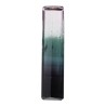 Cabochon de tourmaline tricolore facetté
