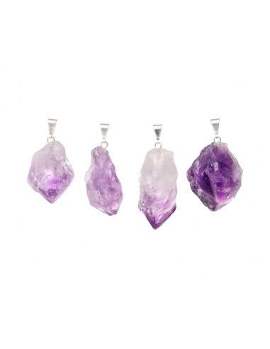 Rough Amethyst Point Pendant 1