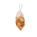 Citrine brute chauffée Pendentif pointe 1
