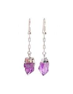 Earrings Amethyst Point...