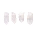 Pierced Rough Quartz Point Pendant
