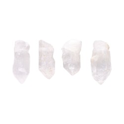 Pendentif en quartz brut percé
