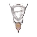Pendentif Ailes de perles en argent 925 plaqué or (66C)