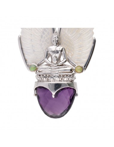 Wings Mother-of-Pearl Pendant in 925...