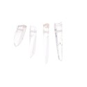 Rough Lemurian Laser Quartz Point Pendant with Hole