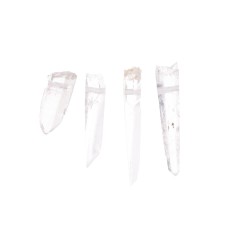 Pingente de Quartzo Lemuriano Laser Point Rough Hole