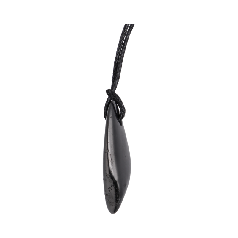 Ciondolo di shungite levigata